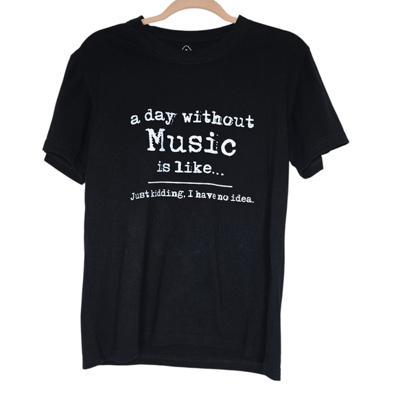 The Unbranded Brand Tops - A Day Without Music Tee